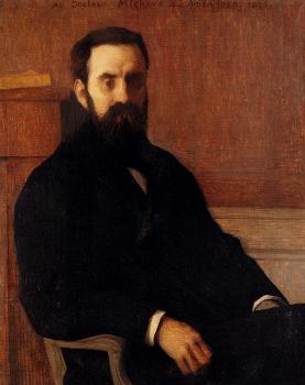 埃德矇 弗朗索瓦 阿曼 傑 Portrait Of Dr. Michaux 埃德矇 弗朗索瓦 阿曼 傑 Portrait Of Dr. Michaux